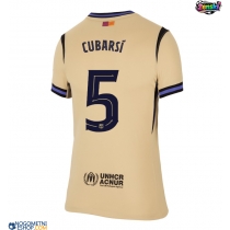 Ženski Nogometni dresi Barcelona Pau Cubarsi #5 Gostujoči 2025-26 Kratek Rokav